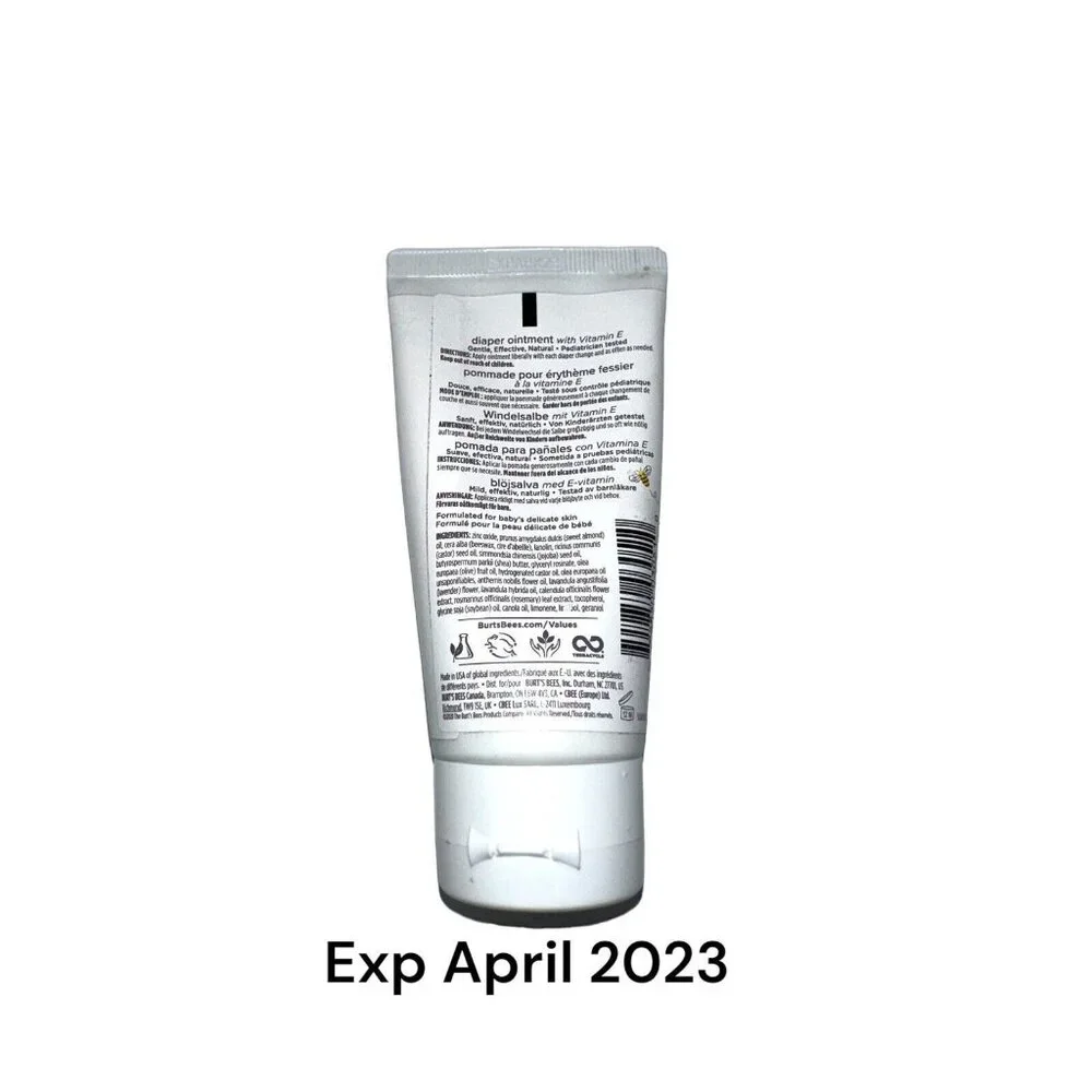 Burt's Bees Baby Diaper Ointment with Vitamin E, 3 oz 042023